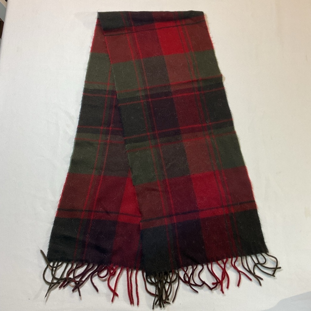 Forecaster of Boston Red/Black/Green Scarf 11.5 Wide, 56 Long